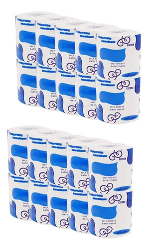 20 Unids De Papel Higiénico 3 Capa -dix*10 Cm
