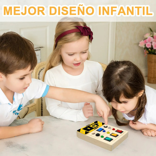 Tablero De Actividades Montessori Ocupado Juguete Educativo