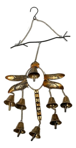 Decoración De Libélula De Jardín, Campanillas De Viento