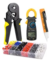 Comprar Amperimetro Digital +desencapador + Caneta Tensão+ Crimpador