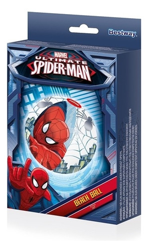 Pelota De Playa Spiderman Inflable Bestway 98002