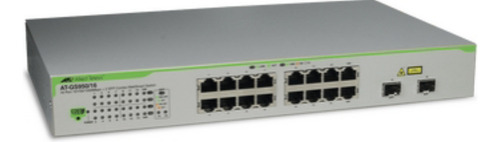 Switch Gigabit Websmart De 16 Puertos 10/100/1000 Mbps (2 X