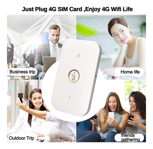 Roteador Portátil 4g Mifi Wifi Modem Hotspot Com Bateria De