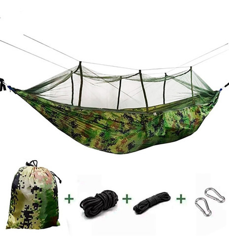 Imagen 1 de 6 de Hamaca Paraguaya Premium Ultraliviana Jardin Pesca Camping