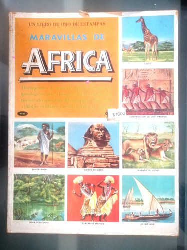 Álbum Antiguo Maravillas De África 1971 Completo