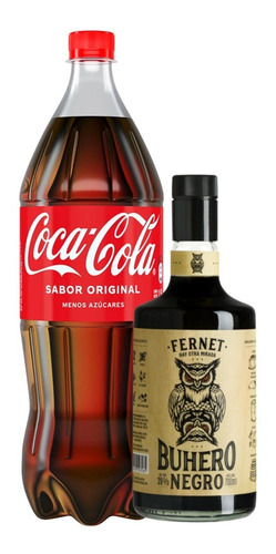 Fernet Buhero + Coca 1500. Quirino Bebidas