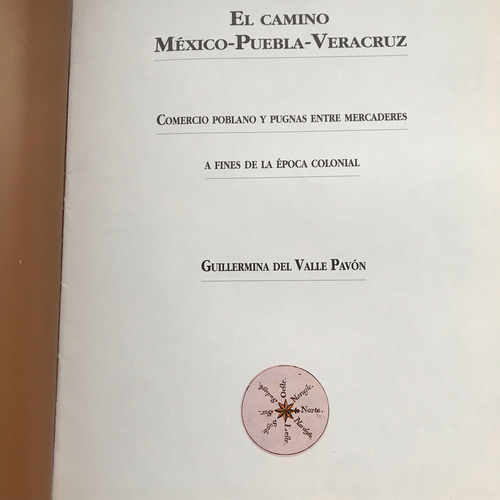 Camino México Puebla Veracruz, Epoca Colonial Mapas (Usado)