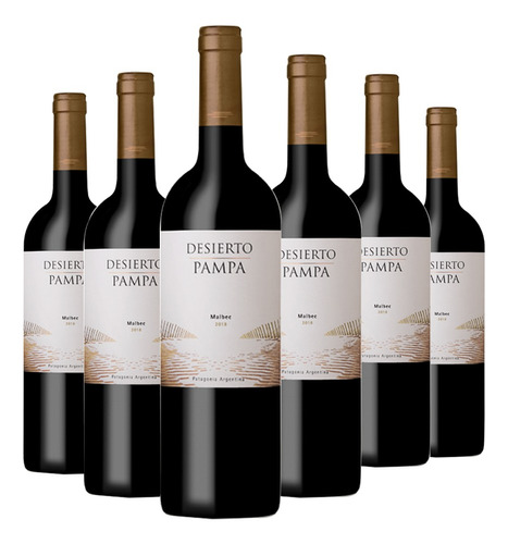 Vino Desierto Pampa Malbec Caja 6x750cc