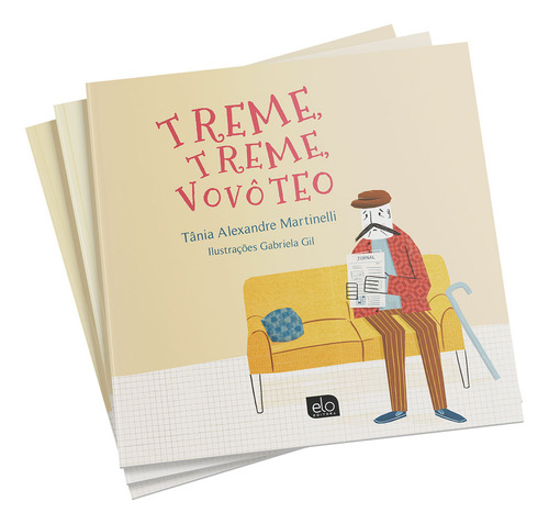 Treme, Treme, Vovô Téo, De Martinelli, Tânia Alexandre., Vol. 1. Editorial Elo Editora, Capa Mole Em Português