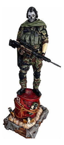 Ghost Call Of Duty 1/10 27cm Action Figure 3d