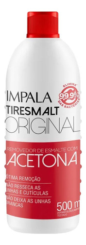 Removedor De Esmalte 500ml Não Resseca As Unhas Impala