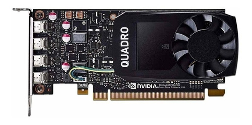 Placa De Vídeo Nvidia Pny Quadro Series P1000 Vcqp1000 4gb