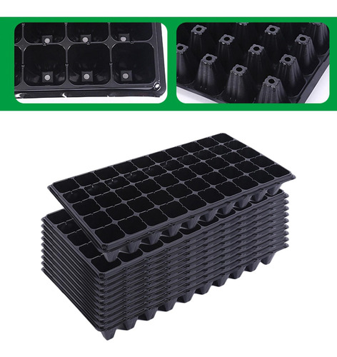 Bandejas Grossas Da Planta Das Bandejas Da Muda De 10 150g