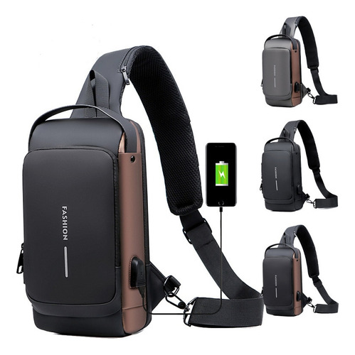 ( Bolsa De Ombro Masculina, Mochila De Carregamento