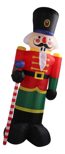 Soldado Inflable De Navidad De 7 9 Pies De Fibra De