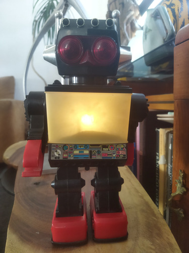 Robot Saturn 80s Japan - Juguete Japonés Robot 80 Negro (Usado)