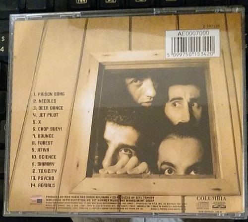 Cd System Of A Down Toxicity (Usado)