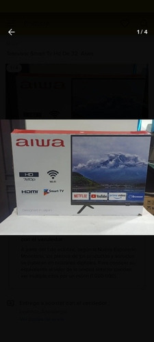 Imagen 6 de 6 de Smartv 32 Aiwa Wifi Netflix Youtube Prime Video Hd