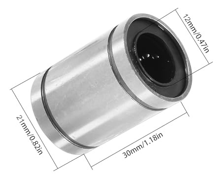 Rodamientos Lineales Lm12uu, 12mm, Doble Sello De Goma, Cnc