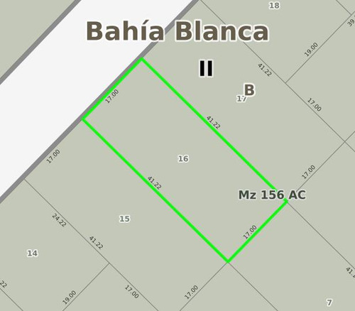 Terreno En Venta - 701mts2 - Bahía Blanca