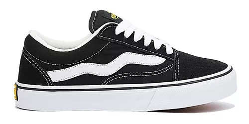 Tênis De Skatista Mad Rats Old School Preto Black Original