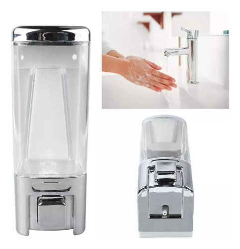 Dispensador De Jabon Liquido 480ml Despachador Manual Pared