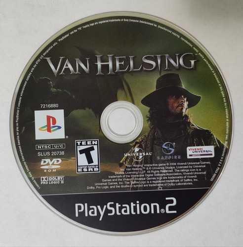 Juego Play Station 2 Van Helsing (Usado)