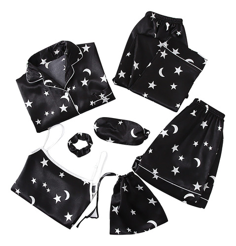 Pijama Para El Hogar, Conjuntos Suaves, Pijama De Seda Sinté