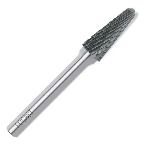 Lima Rotativa Cônica Com Raio Metal Duro 10mm X 25 Rocast