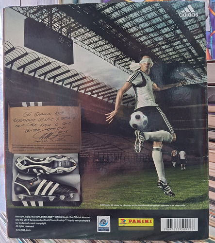 Livro Ilustrado Álbum Uefa Euro 2008 Austria Panini Incomple (Usado)