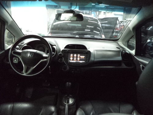 Honda Fit 1.4 Dx Flex Autom Completo Couro 2011 Cinza