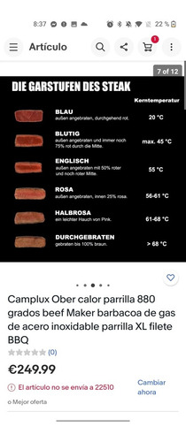 Horno De Acero Inoxidable (Usado)