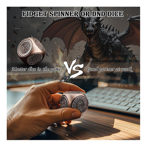 Juego De Dados Haxtec Spinner Dice, 7 En 1, Dnd, Spinner, Du