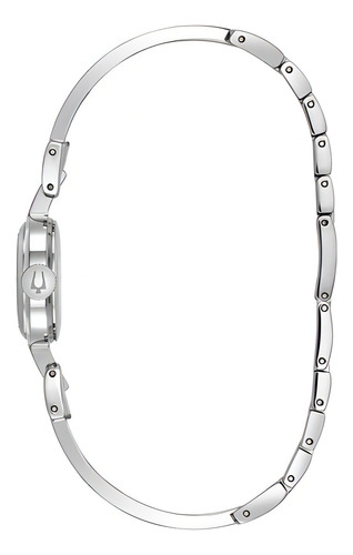 Reloj Bulova Mujer Clasico 96l222 Color de la malla Plateado Color del bisel Plateado Color del fondo Plateado