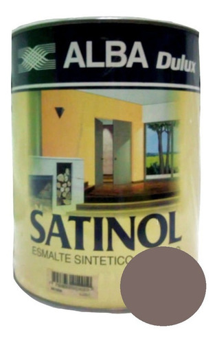 Sintetico Satinado Alba Marron Oscuro Solo Envio 10 Lt