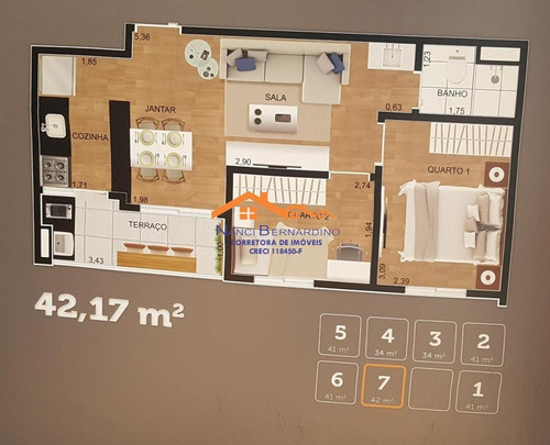 Imagem 13 de 13 de Apartamento 2 Dormitórios 41,72m² Inova Lago Dos Patos Guarulhos Vaga Carro - 20163