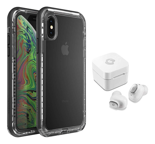 Audífonos Bluetooth + Carcasa Para iPhone XS Y X