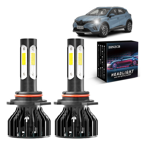 Kit De Faros Led 9012 De 4 Lados, Haz De Luz Alta Y Bajo