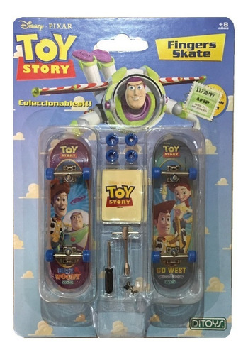 Patinetas Dedo Toy Story 4 Skate Accesorios Ditoys Original