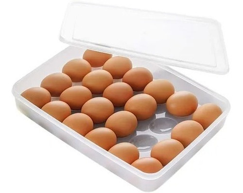 Huevera Organizador De Plástico Para Huevos Cocina 24 Huevos
