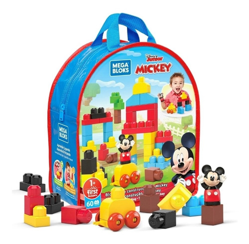 Mega Bloks Mickey Bolsa De Construcción Disney Nuevo