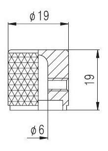 Perillas Sambong Ns003g Ns003 Doradas X 2 Precision Tele
