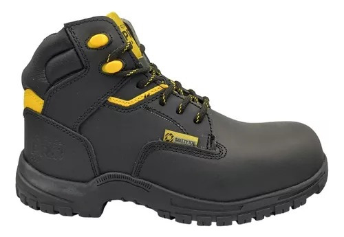 Bota Industrial Caballero Trabajo Casquillo Triples 500negro