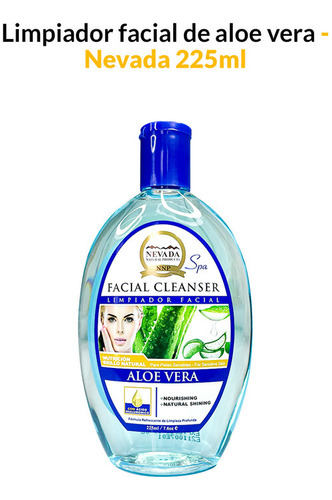 Limpiador Facial De Aleo Vera 225ml - Nevada