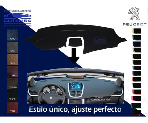 Cubretablero Aut.(color) Peugeot 207 Cc De 2008 A 2013 P6-eg