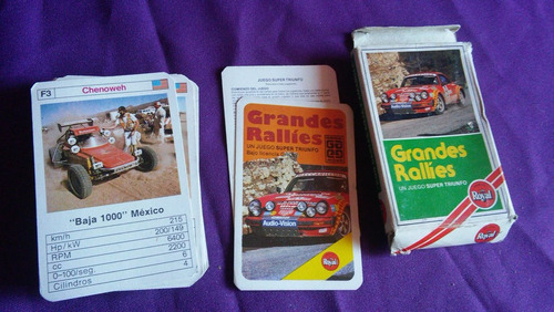 Cartas Grandes Rallyes Royal Completas En Su Caja. 