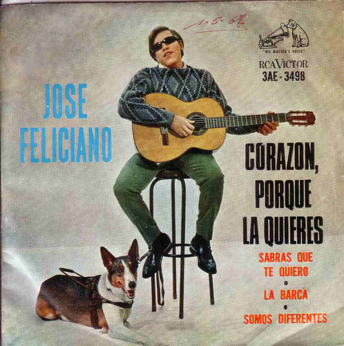 Jose Feliciano Corazon Porque La Quieres Simple Vinilo Pvl