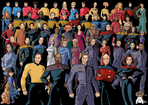Poster Star Trek Serie Tamanho A3 45x33