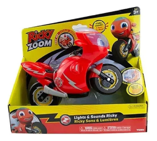 Brinquedo Ricky Zoom Figura Com Luz E Som Ricky Tomy 2092