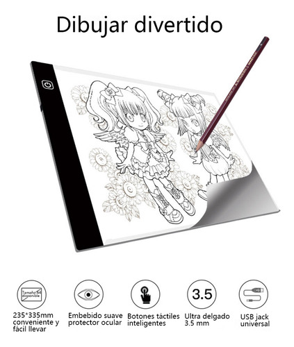 Mesa De Luz Digital A4/ Tabla De Dibujo/ Tatuaje